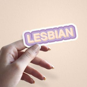 Lesbian Sticker | Lgbtq+ Rainbow Pride
