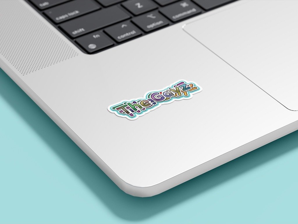 The Gayz Laptop Decal On Macbook