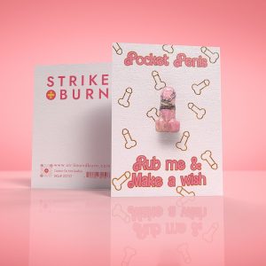 Pocket Penis Rub Me &Amp; Make A Wish | Good Luck Card