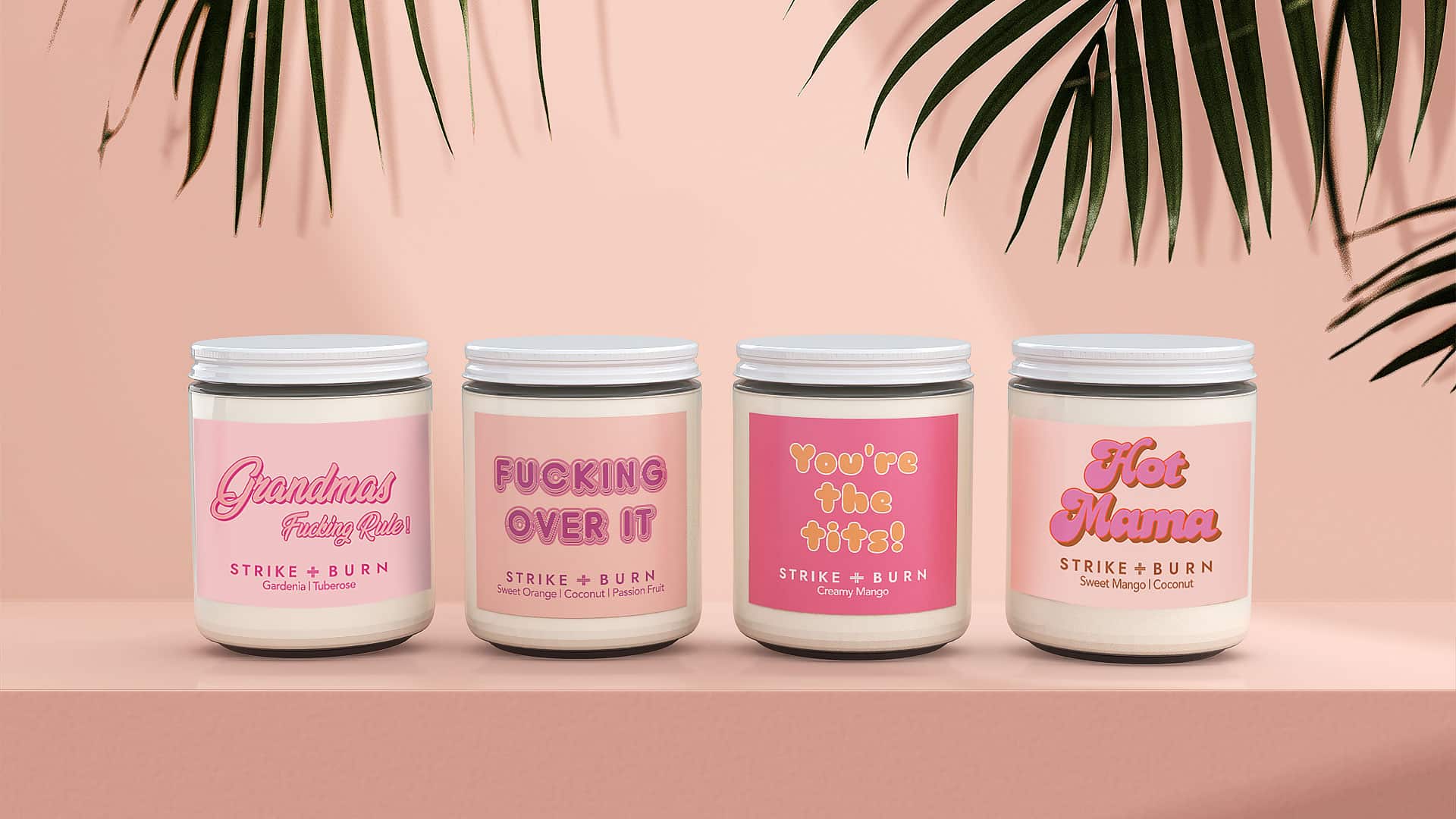 Strike And Burn You'Re The Best Candle Collection - Includes 4 Candles